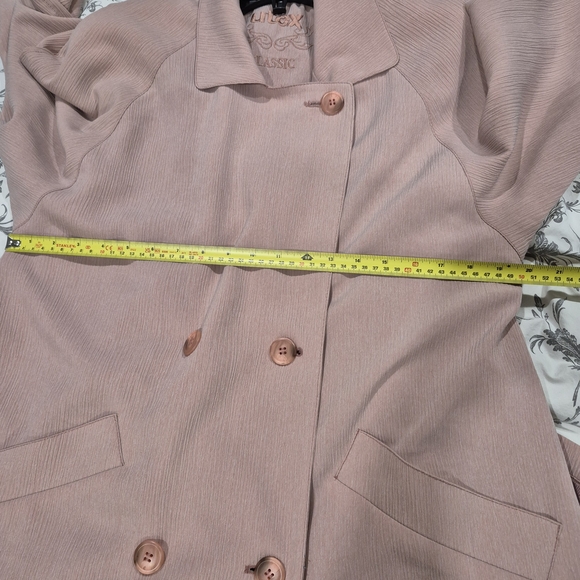 Utex Classic Dusty Pink Coat - Picture 12 of 14